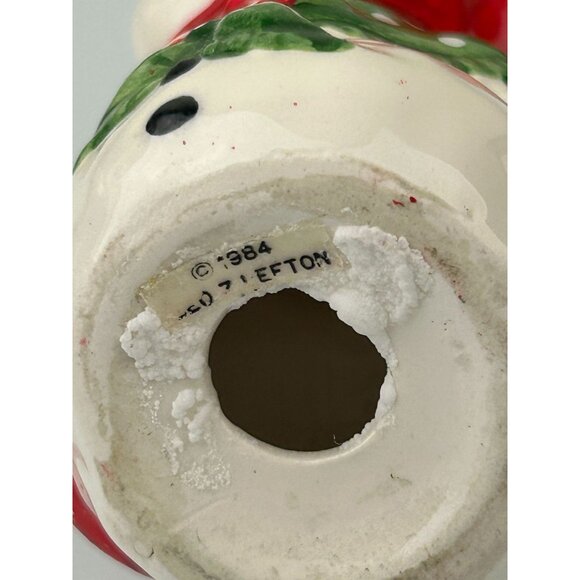 Lefton Vintage Snowman Salt & Pepper Shakers Christmas Holiday Decor Korea READ - Picture 8 of 16